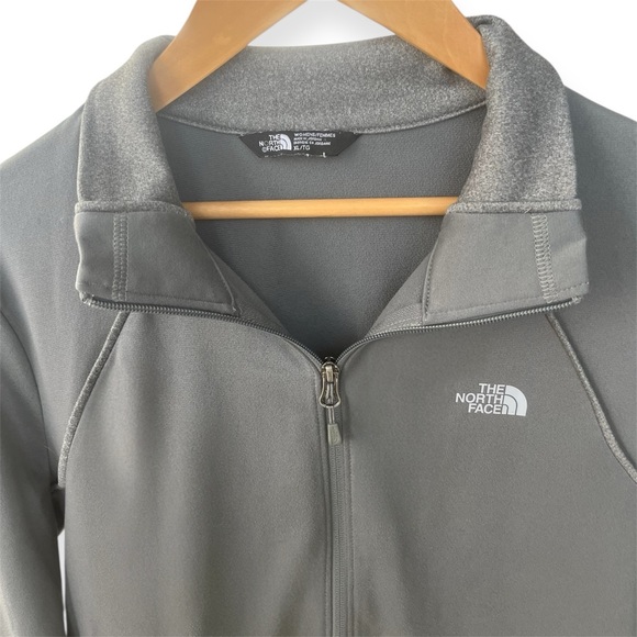 The North Face Charcoal Full-Zip Fleece Jacket - Picture 3 of 7